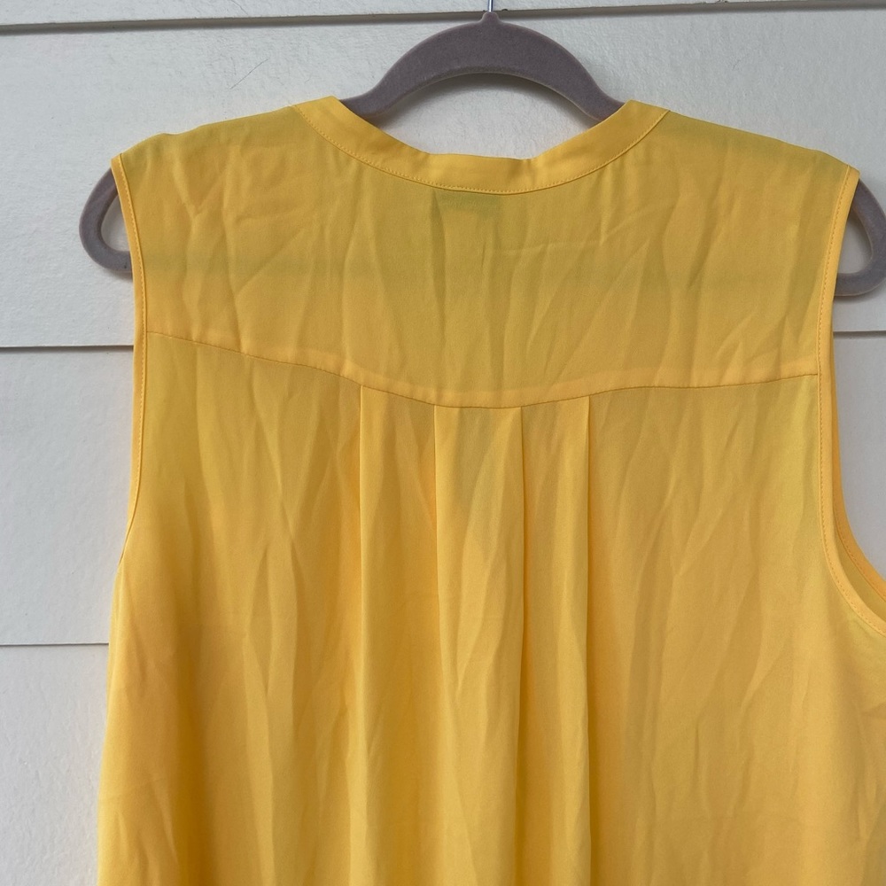 Torrid Harper Yellow Georgette Sleeveless Tank 1X - Picture 8 of 8
